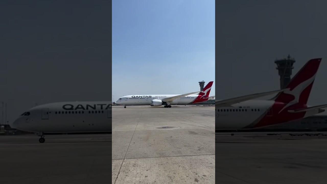 Qantas Boeing 787-9  #qantasairways #qantasairlines #chile🇨🇱 #airbuslovers #airbuslover #airbus320