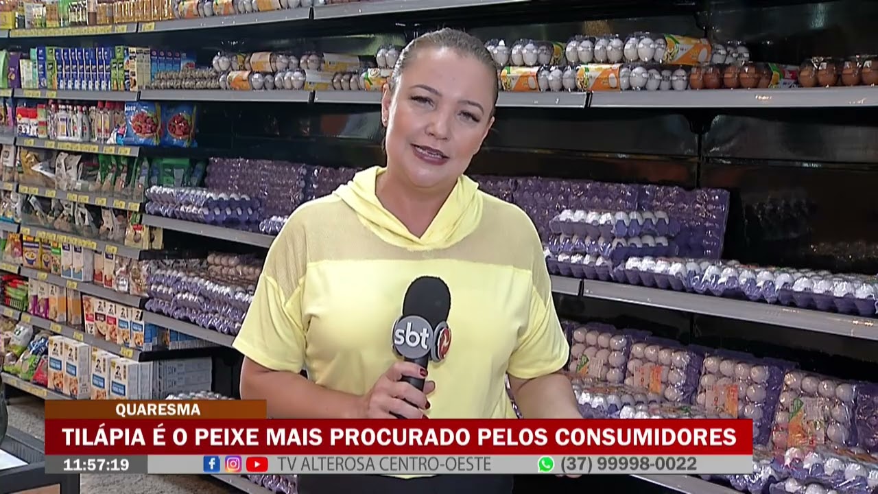 Quaresma: Tilápia é peixe mais procurado pelos consumidores