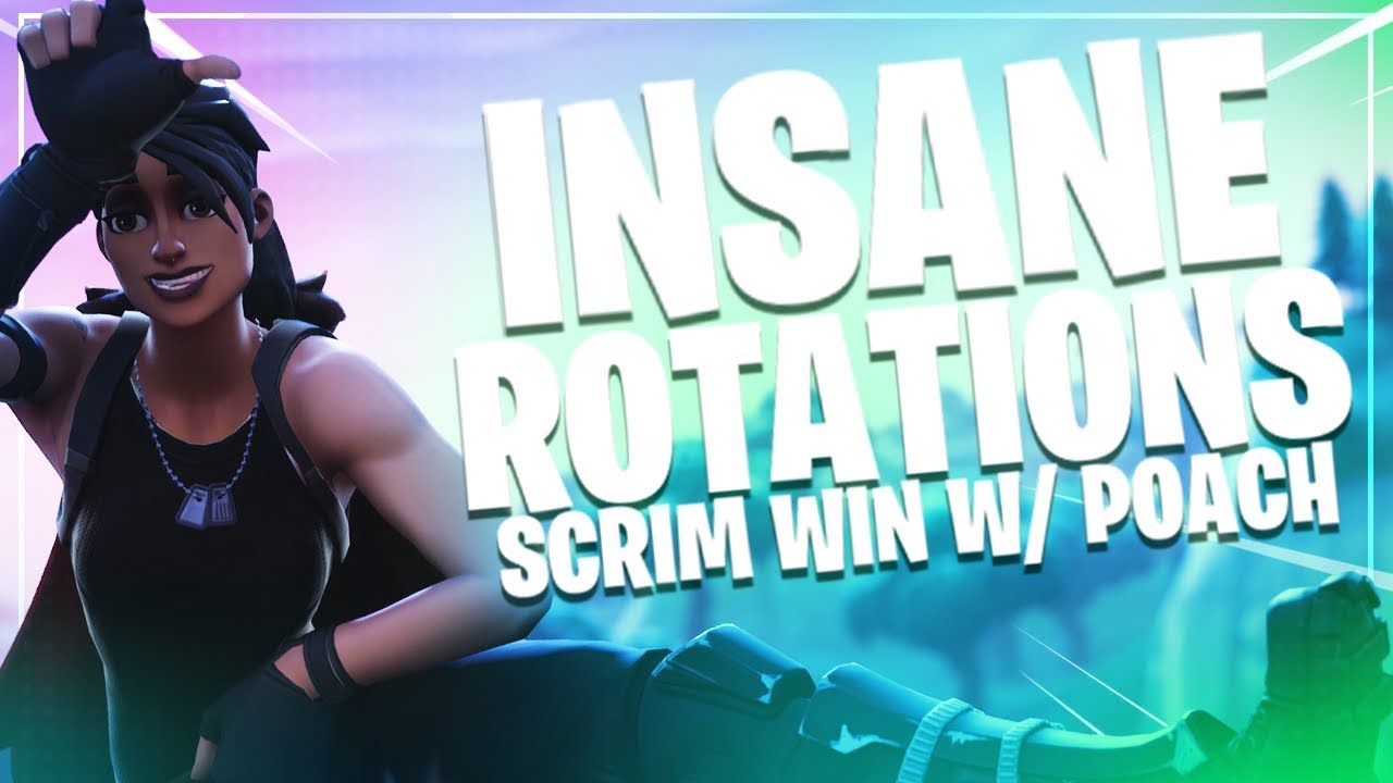 Pro Scrim win ft. Poach | Fortnite Battle Royale