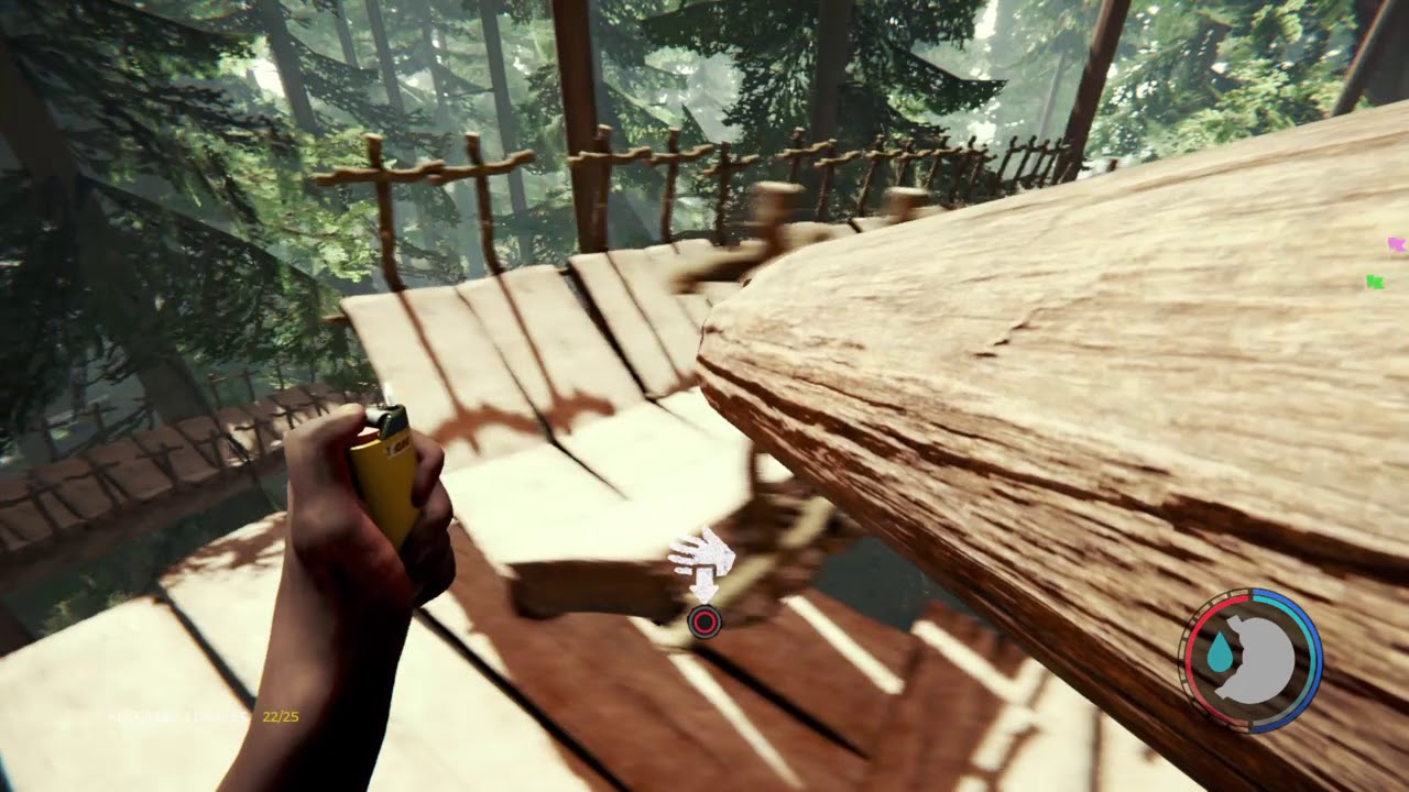The Forest le toboggan