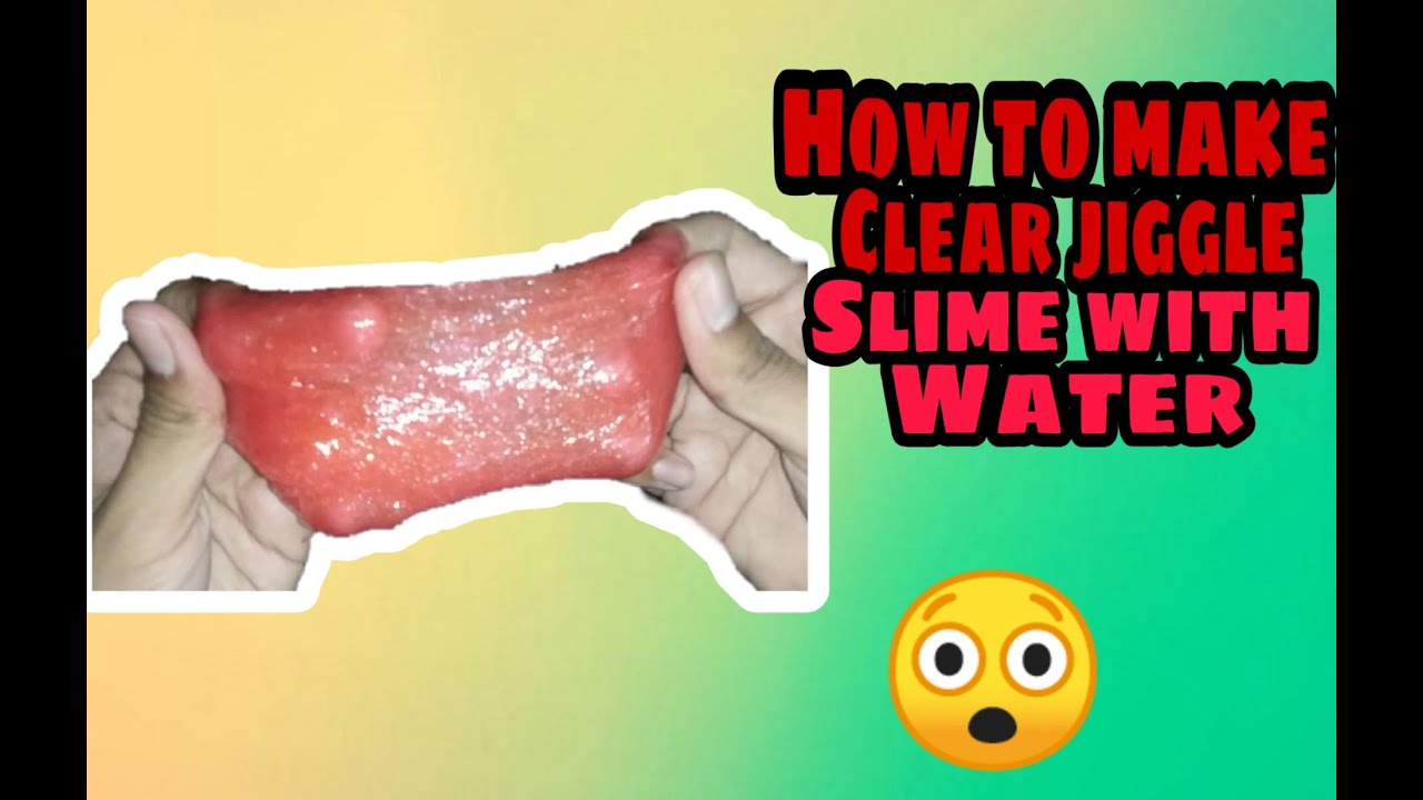 How To Make Jiggle Slime With Water💦| N Ka Creator