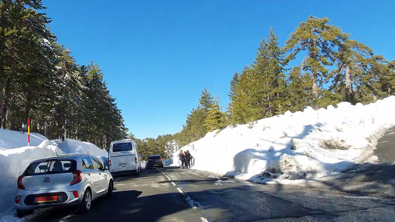 Cyprus Troodos Mountains in Jan 2021