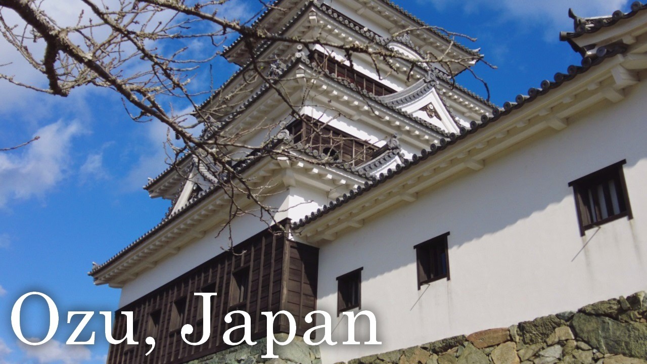 My Trip to the Peaceful Town Which Has a Beautiful Castle - Ozu Ehime Japan【4K】