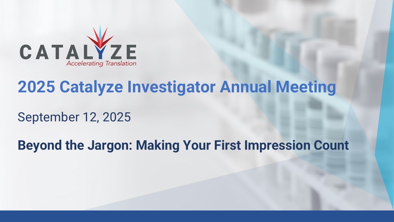 Beyond the Jargon: Making Your First Impression Count