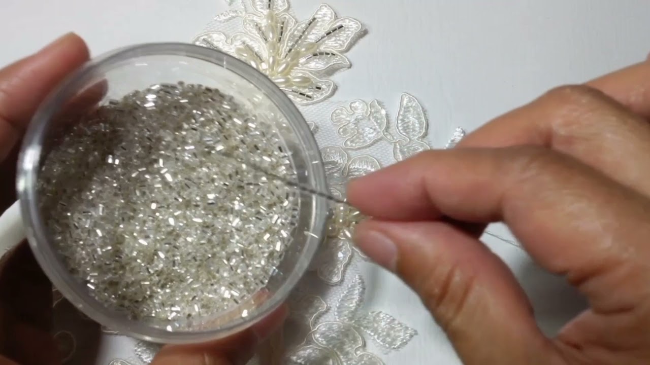 (DIY ) APPLIQUE BEADING | Grace Creation