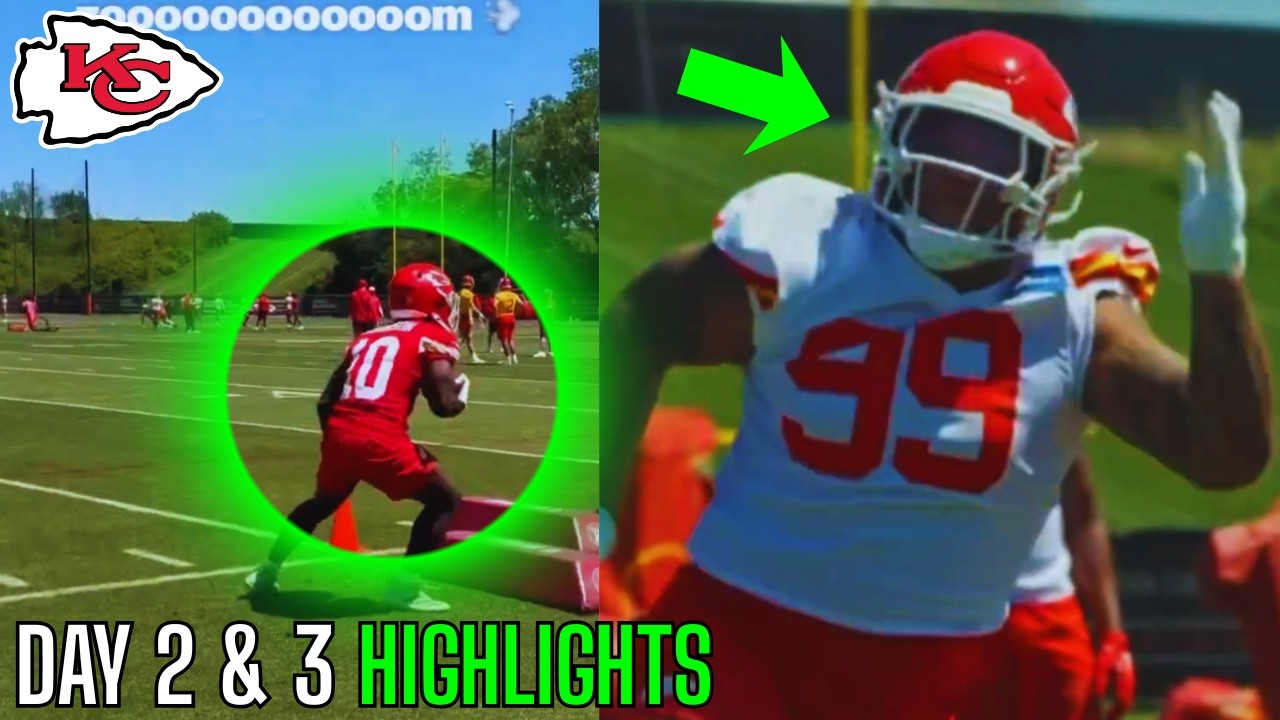 The Kansas City Chiefs Rookie Minicamp Is INSANE... | Peter Woods, Emmett Johnson Highlights |