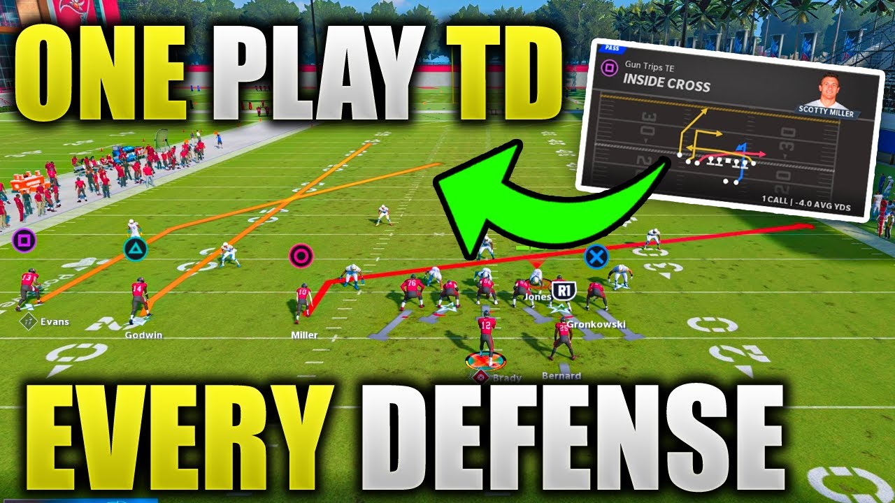 This One Play Touchdown Beats EVERY DEFENSE [Madden 22 Glitch Play]