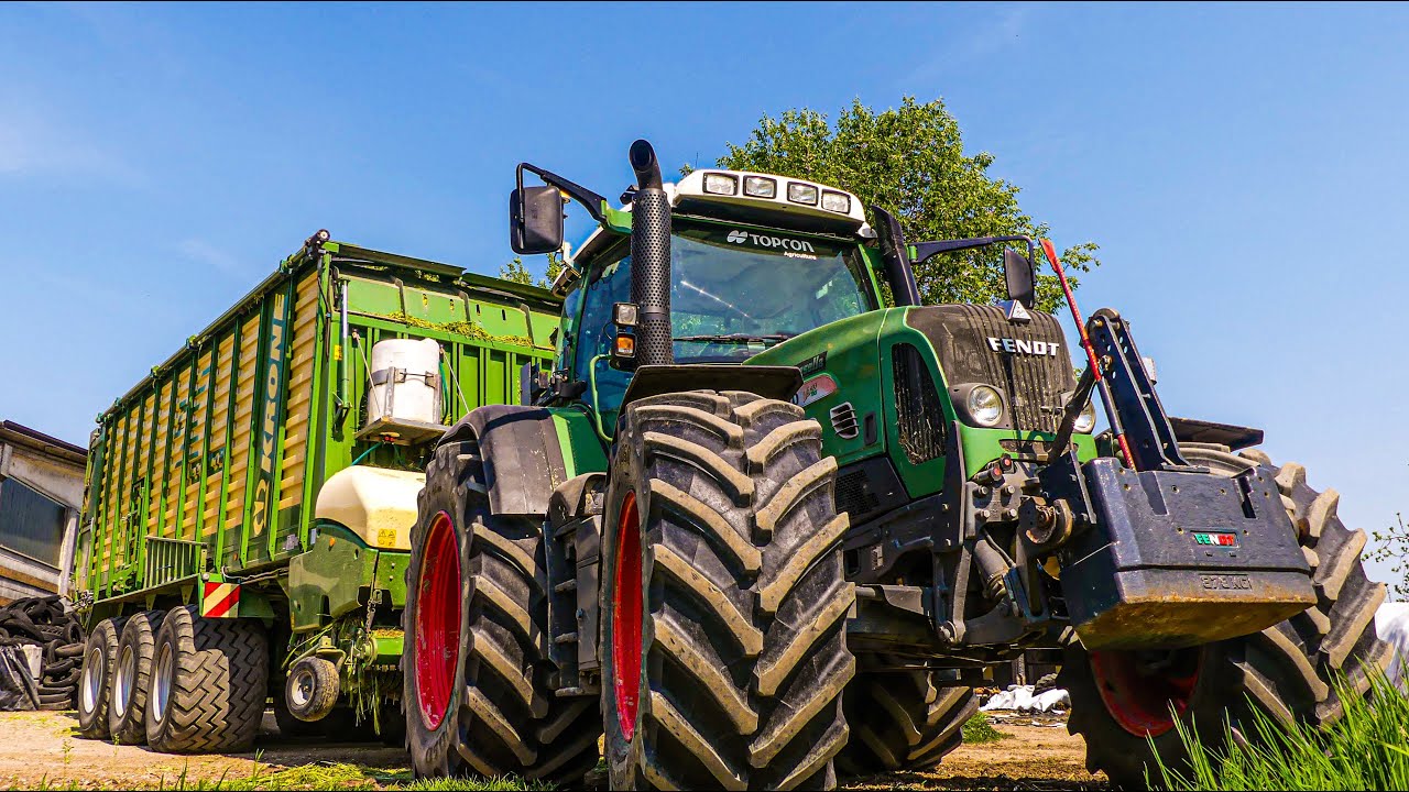 Grass Silage 2021 | Fendt 820 Vario TMS + Krone ZX 550 GL | SERVIZIO & QUALITA'