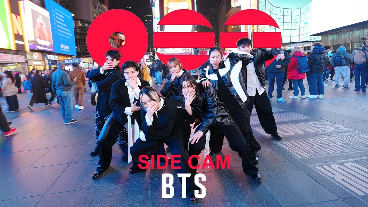 [SIDE CAM | KPOP IN PUBLIC TIMES SQUARE | ONE TAKE] BTS (방탄소년단) - '2.0'