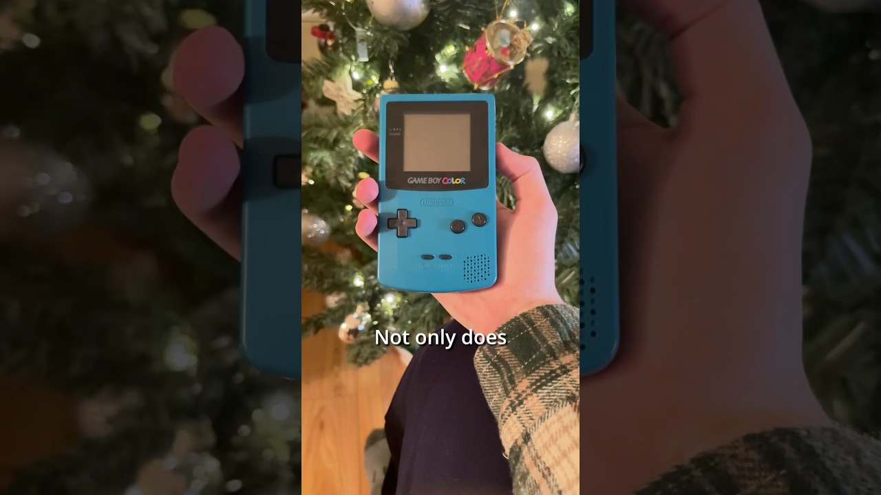Gameboy Color gets a second life in 2025 🥶 #gameboycolor #gameboy #gaminghandheld #retrogaming