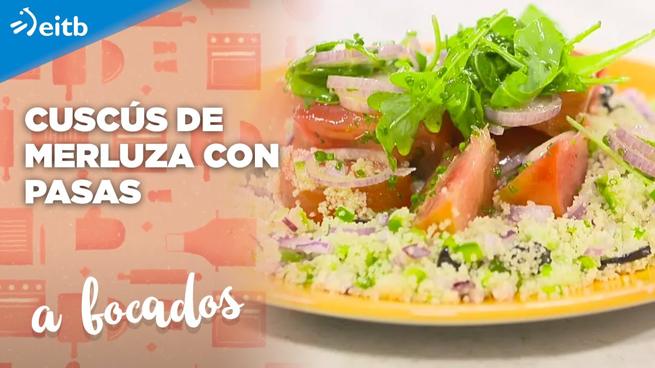 A BOCADOS: #Cuscús de #merluza con pasas