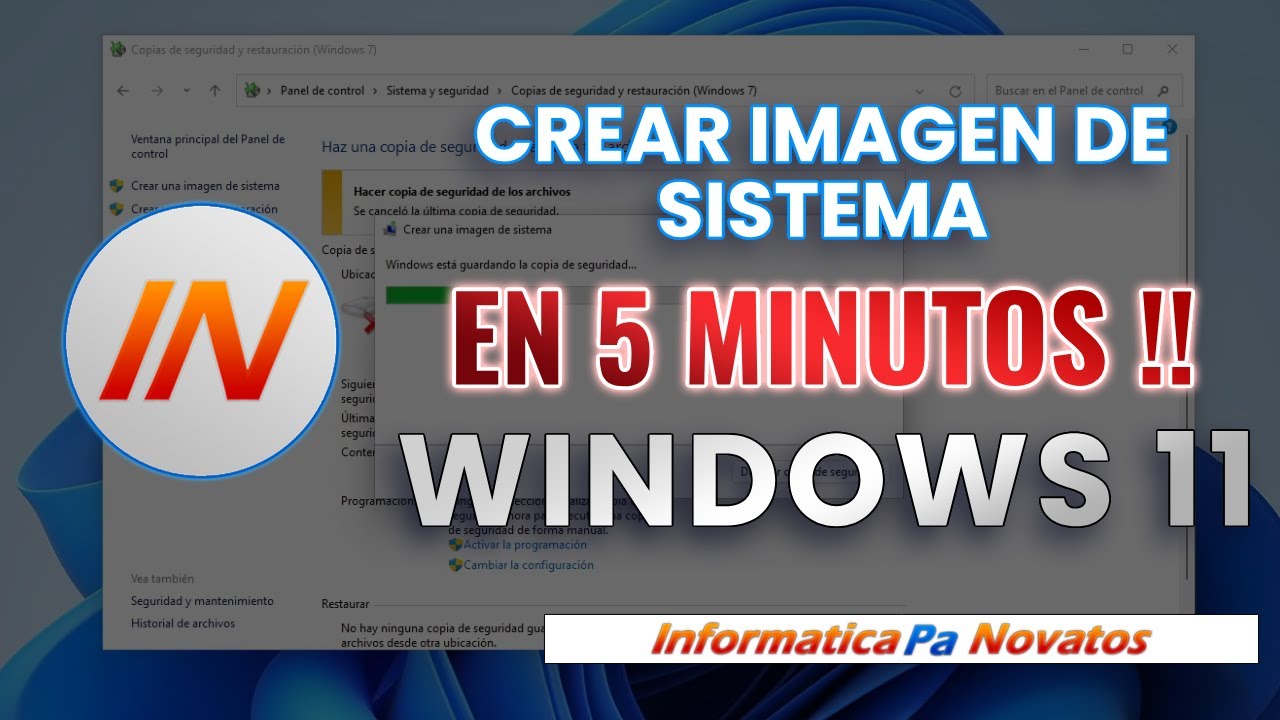 Crear imagen de sistema en 5 minutos