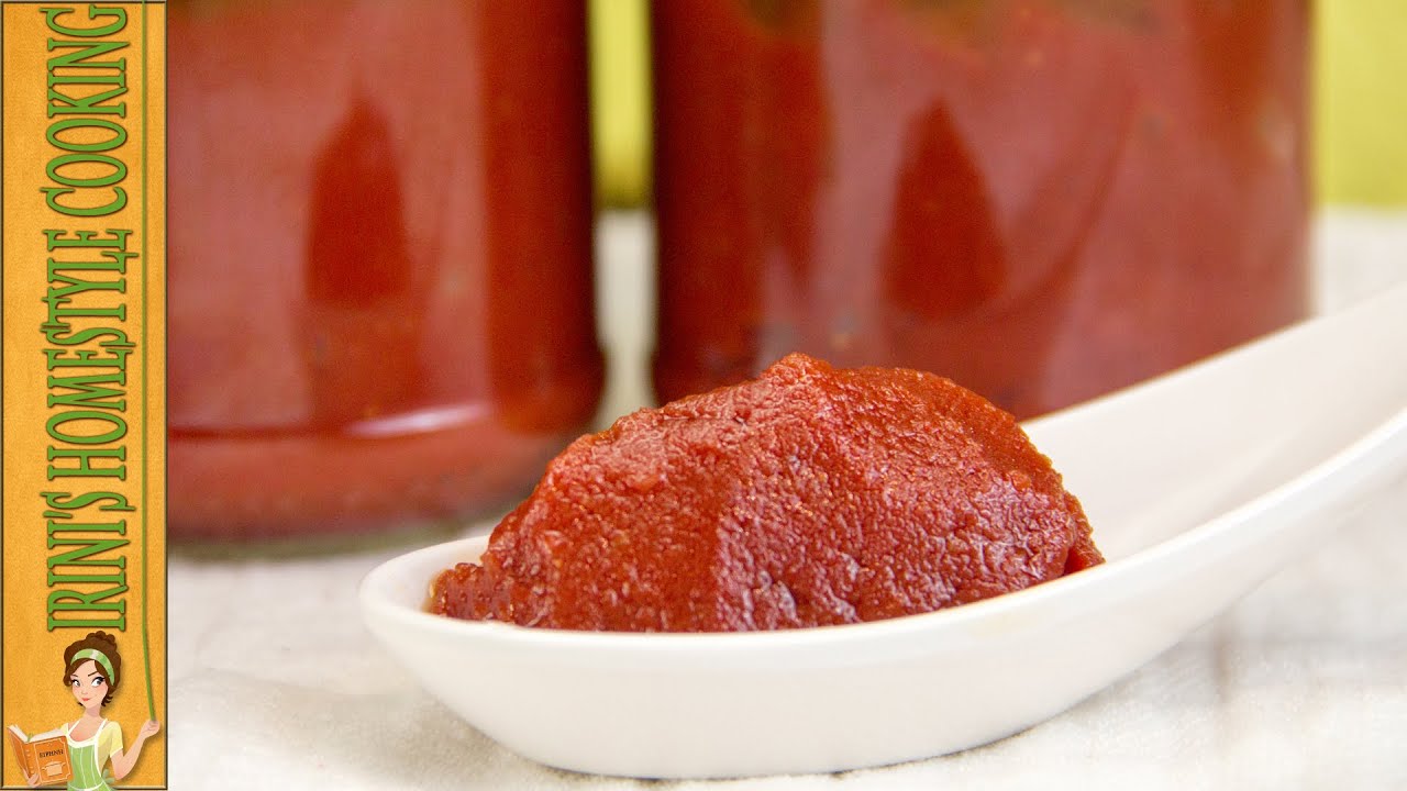 Σπιτικός πελτές ντομάτας-Homemade tomato paste