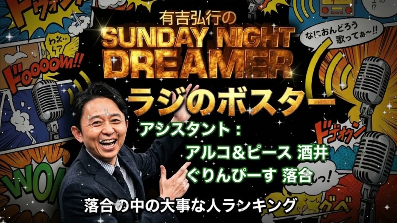 ☠️ 【放送事故】有吉弘行「お前ら辞めちまえ！」 酒井と落合の不祥事（？）にスタジオ凍りつく (サンドリ)