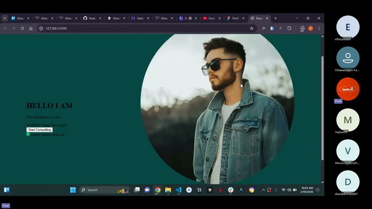 Landing page project - 9