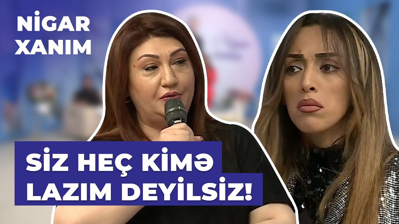 Nigar Xanım | Ofeliya ilə jurnalist arasında gərginlik | Ərinin corabını mən yuyası deyiləm ki?!