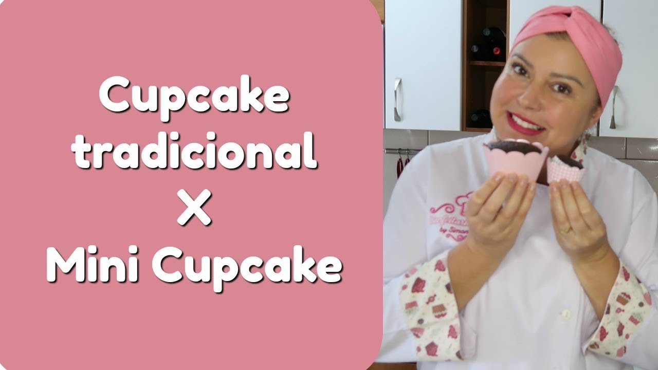 Cupcake Tradicional X Mini Cupcake - Confeitaria Online Oficial