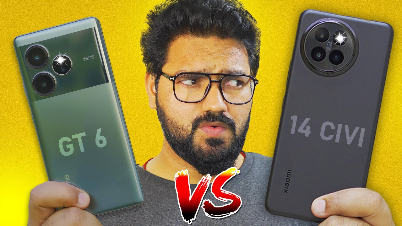 Xiaomi 14 CIVI vs realme GT 6 - Practical Point Comparison
