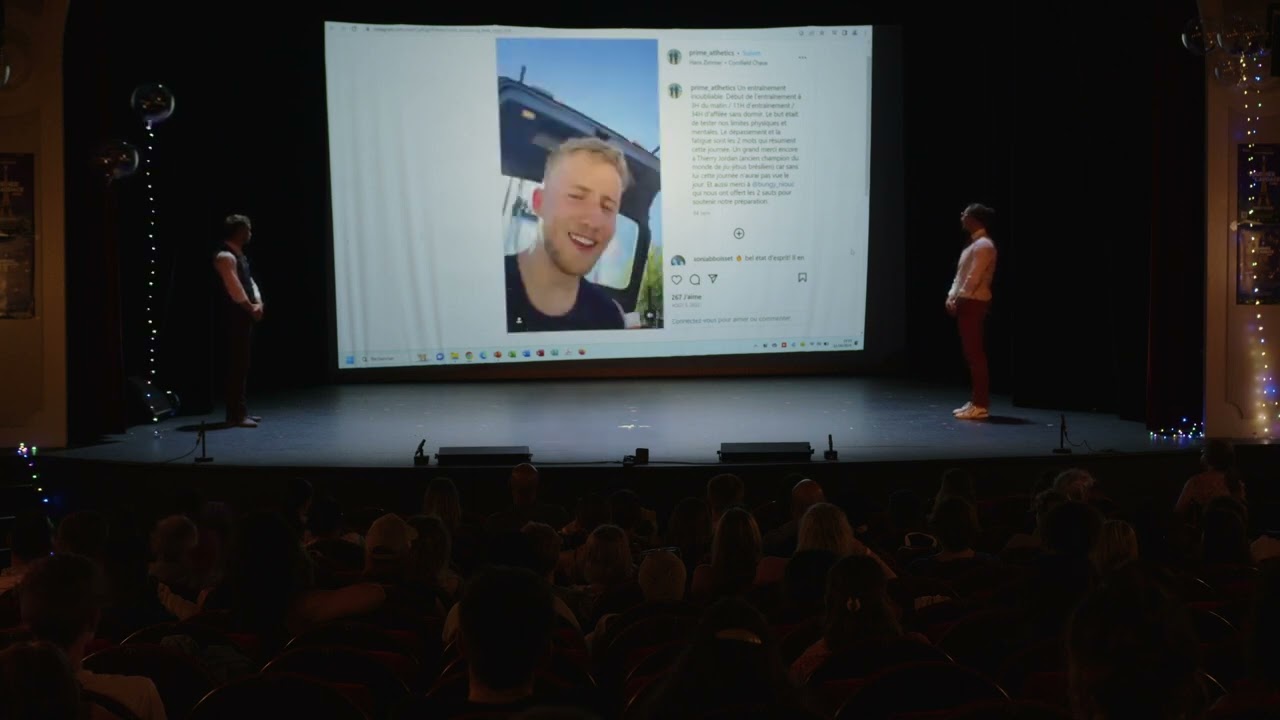 MAXENCE ET GUILLAUME.Audrey Srour Journée De l'Audace Paris. Palais des glaces Juin 2023.