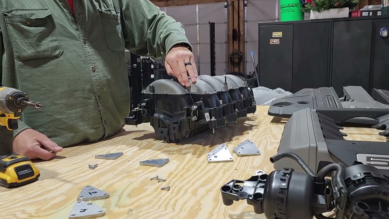 Installing Coyote IMRC lockout plates that I had made.