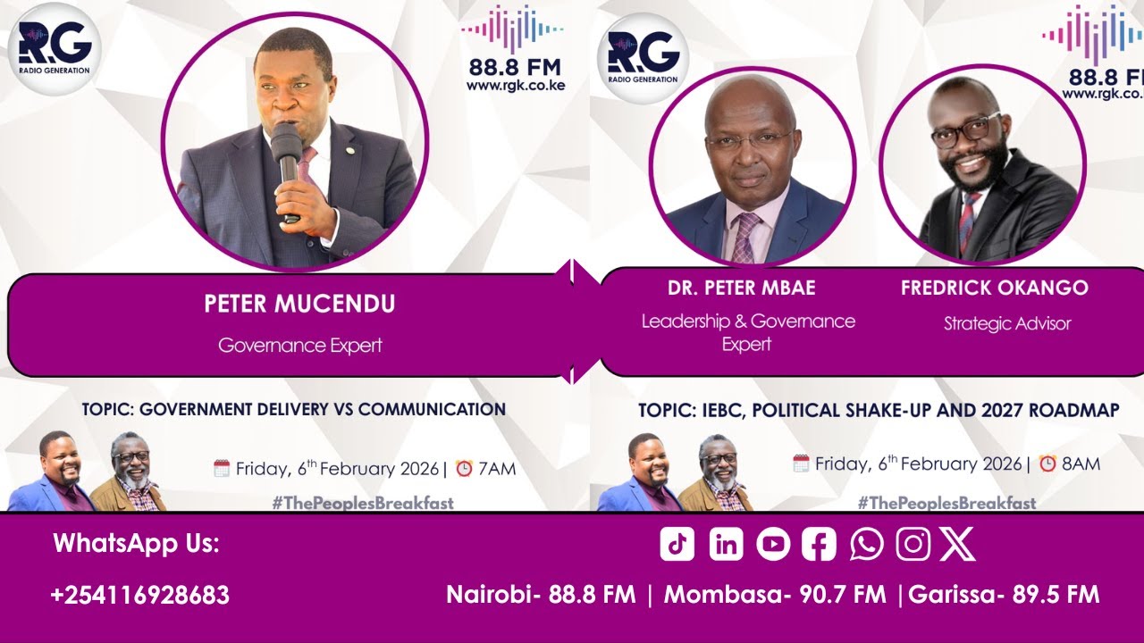 It is Friday! Tune in to #ThePeoplesBreakfast LIVE For Hard Truths and Bold Insights #trending