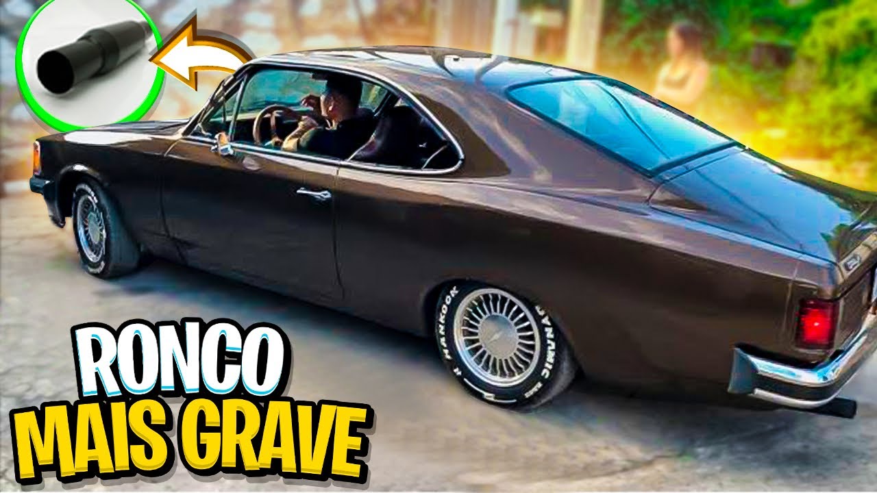 Escape Dimensionado +Abafador JK no Opala 4cilindros 🚀