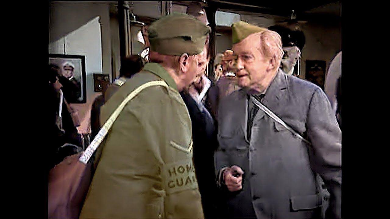 Dad's Army - The Enemy Within The Gates - S01E04  - B/W - 1968 - ... does it suit me?...