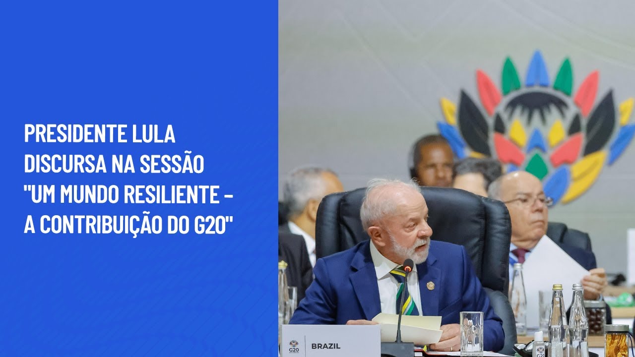 Presidente Lula discursa na sess&atilde;o 
