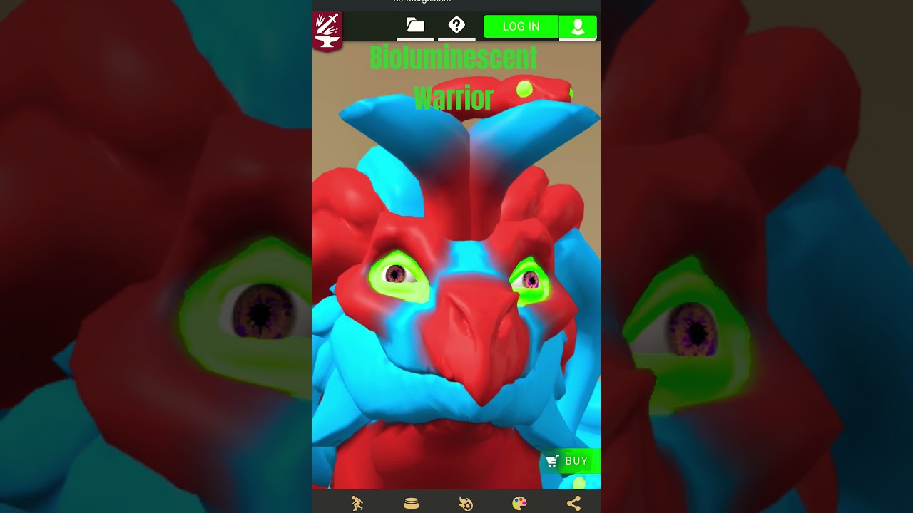 Bioluminescent Warrior (Hero Forge OC) 