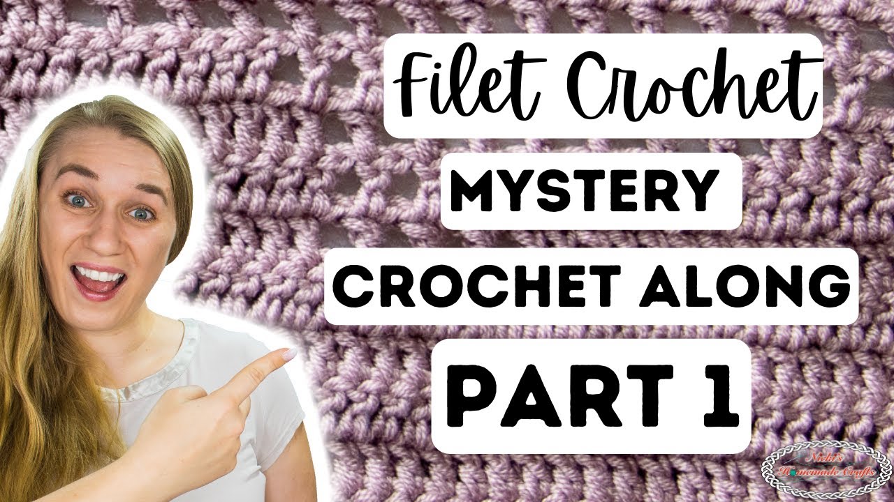 How to Filet Crochet Part 1 of the Mystery Crochet Along