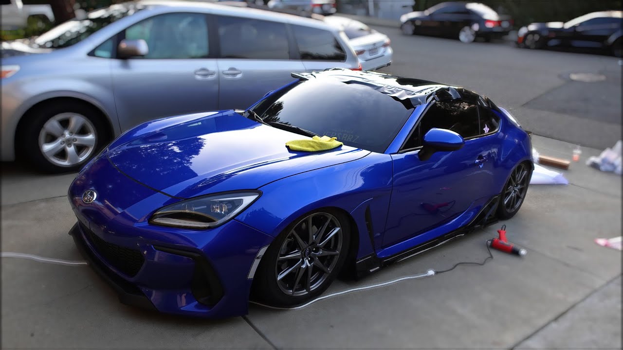 TRYING To Wrap My BRZ Roof (Failed)