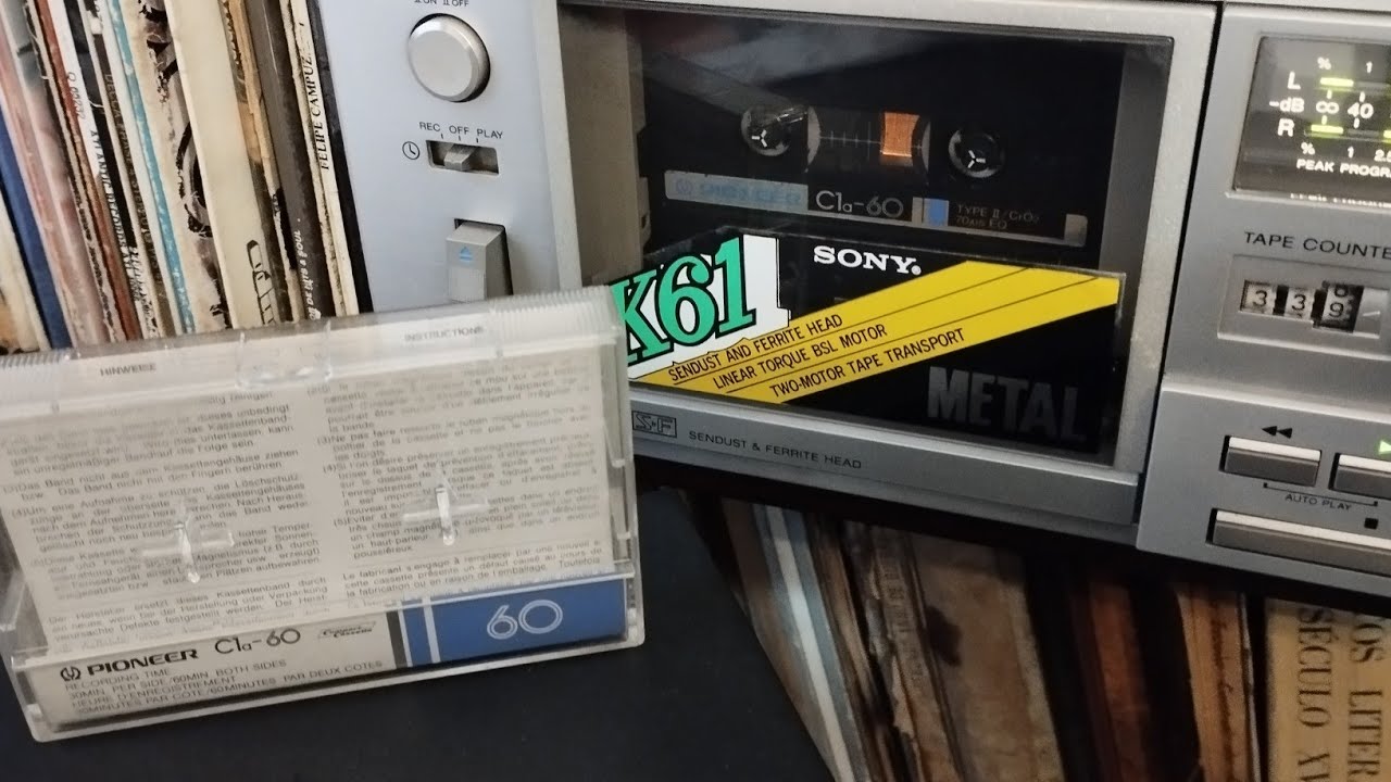 Sony TC-K61 Tape deck - Cassete Pioneer C1a II -Johnny Hates - Turn BackThe Clock