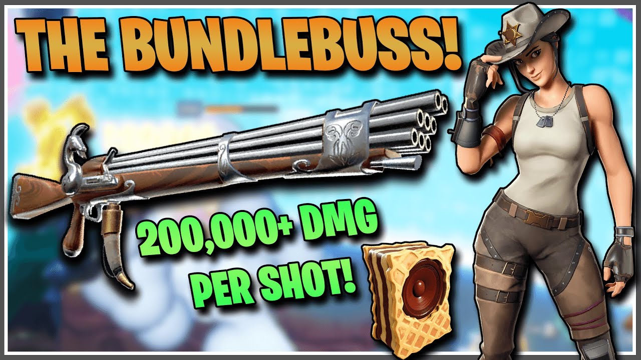 THE BUNDLEBUSS DOES 200,000 DMG PER SHOT!!!  - Fortnite Save The World