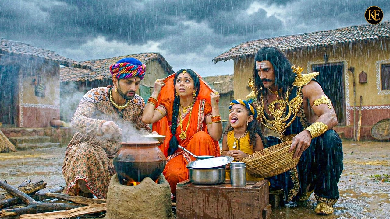 बरसात, भक्ति और भय—गोकुल में कंस का आगमन | Yashomati Maiyaa Ke Nandlala || Krishan leela