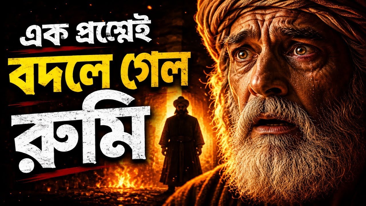 একটা প্রশ্ন রুমির জীবন বদলে দিল! | শামস তাবরিজি | রুমি সিরিজ পর্ব ২
