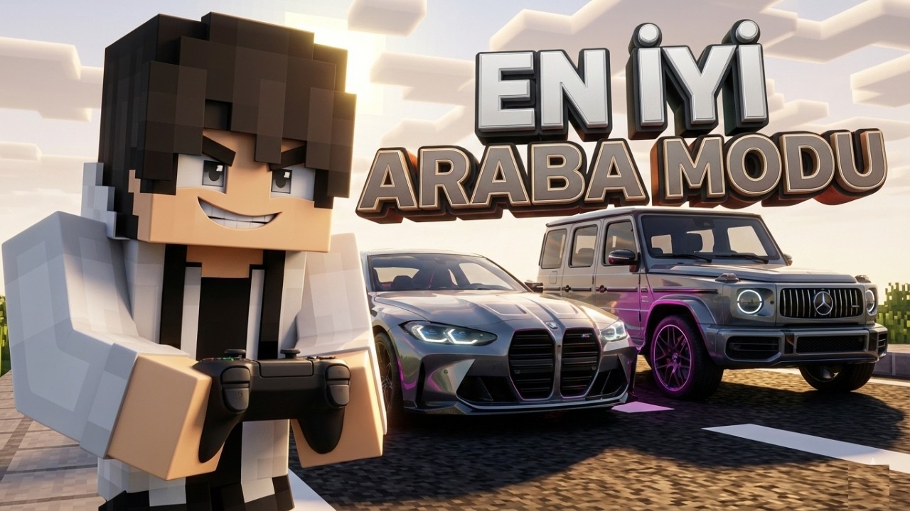 BU GTA 6 MODU? Minecraft EN İYİ ARABA MODUNU Denedim
