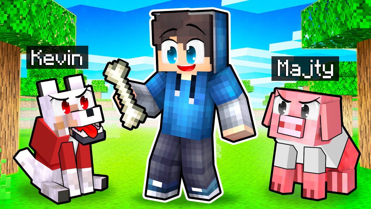 Proměnil jsem KAMARÁDY na MAZLÍČKY v Minecraftu!