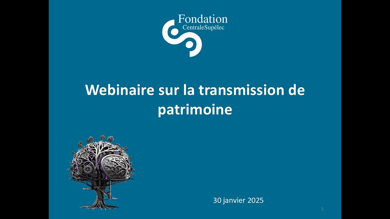 Replay Transmission de patrimoine 30012025
