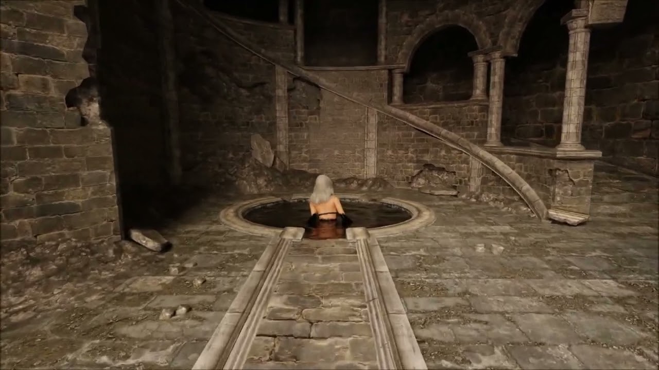 Girl stuck in quicksand (Animation)