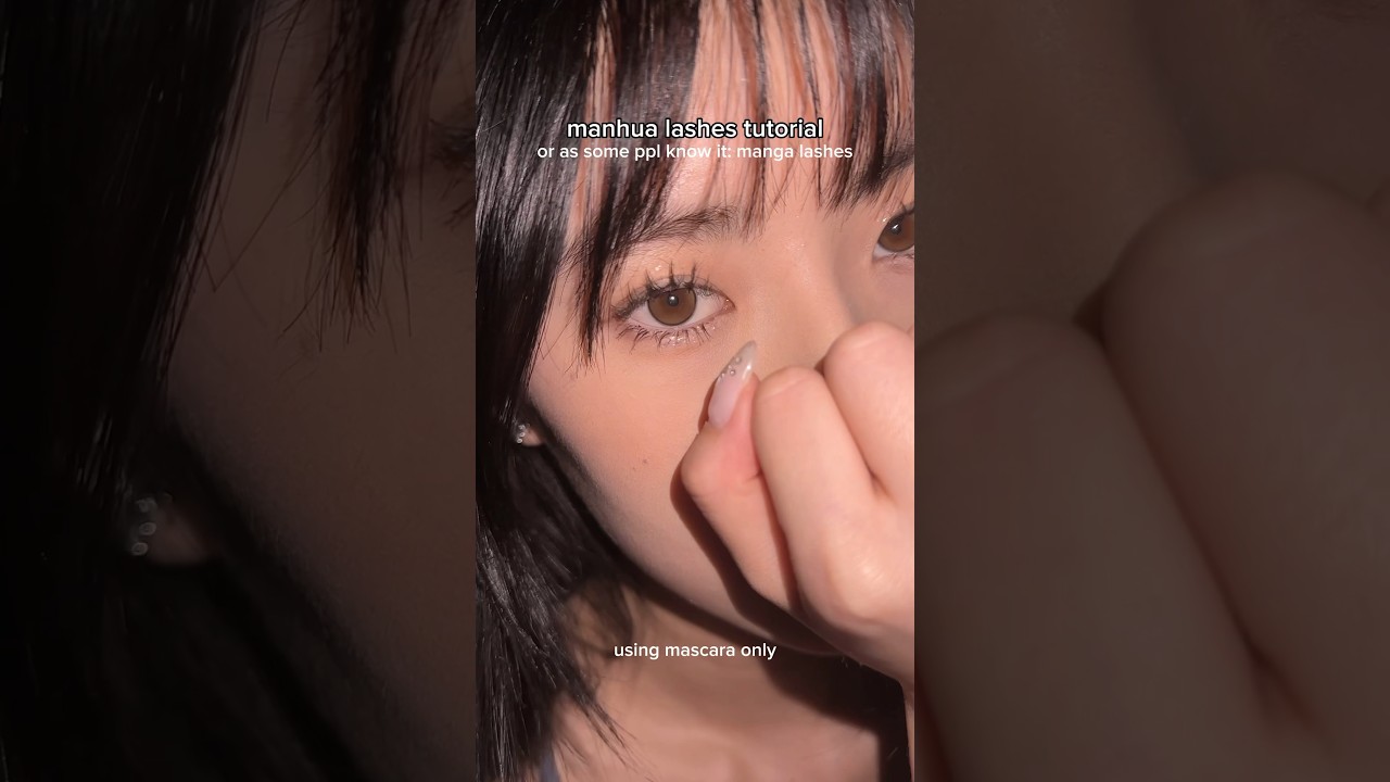 Урок по наращиванию ресниц манхуа (наращивание ресниц манга #makeuptutorial
