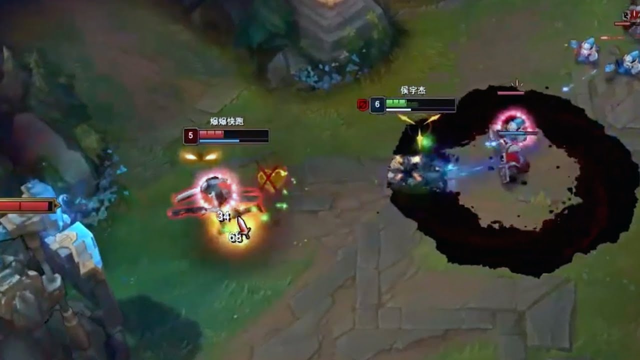 Challenger Vladimir smurfing in master be like