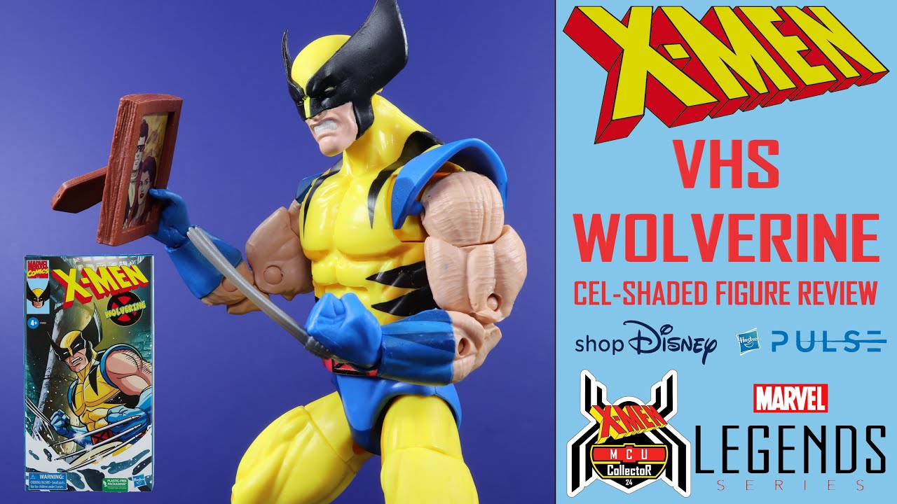 Marvel Legends XMEN WOLVERINE 90s Animated Series TAS VHS Box Figure Review