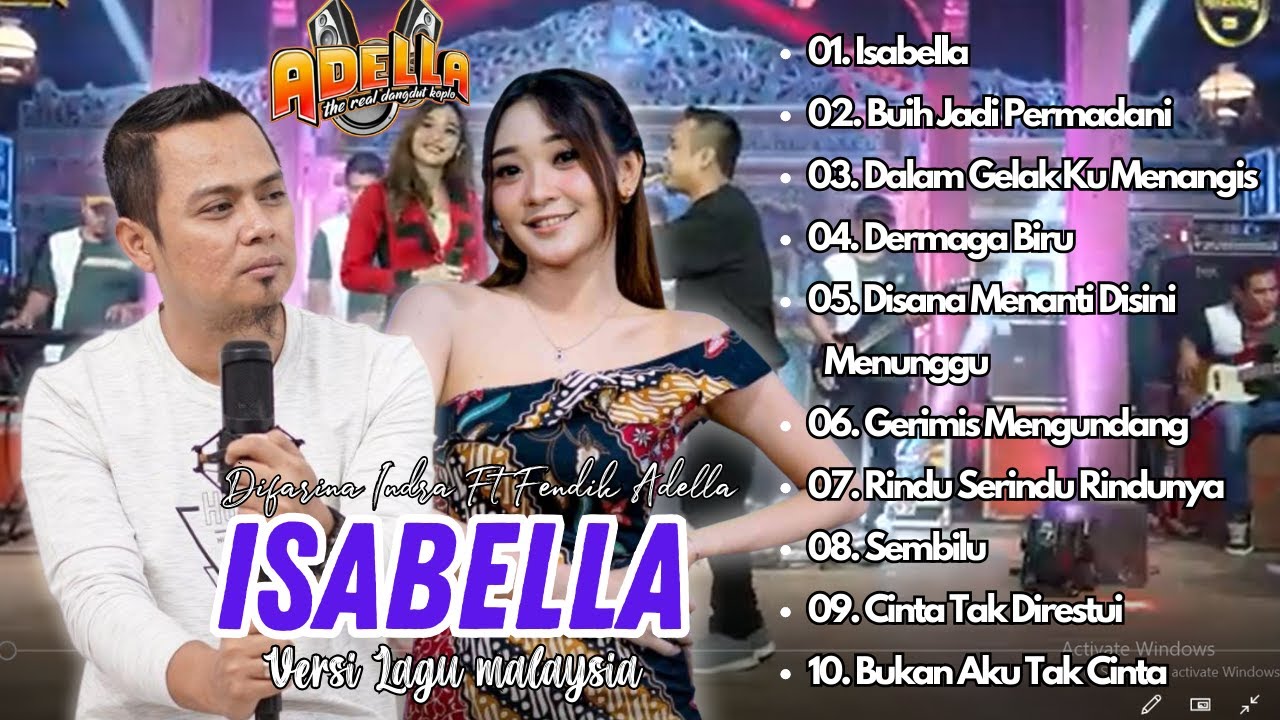 DIFARINA INDRA ft FENDIK - ISABELLA || FULL ALBUM LAGU MALAYSIA BERSAMA OM.ADELLA