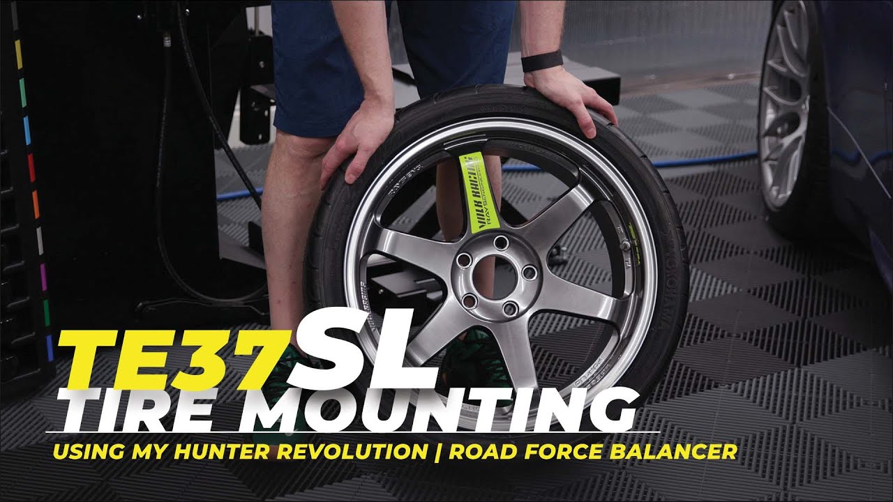 TE37 SL Tire Mounting on the Hunter Revolution