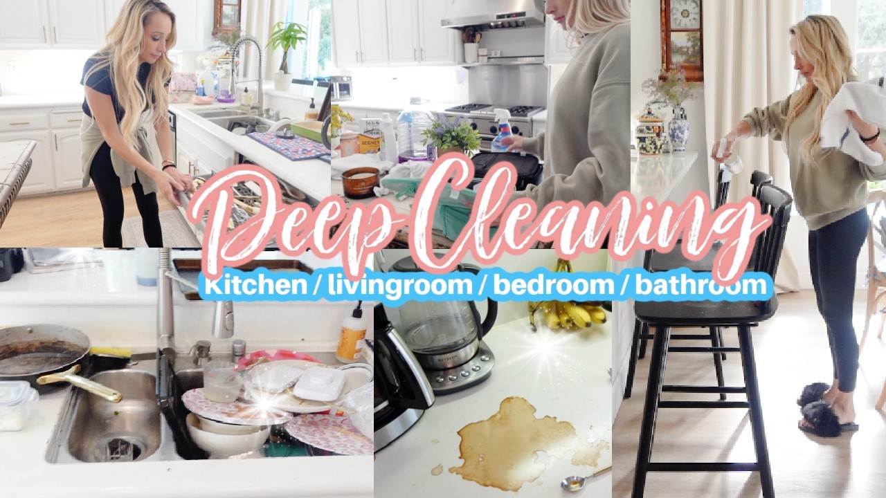 4 HOUR CLEAN WITH ME // RESET THE WHOLE HOUSE AFTER A CRAZY WEEKEND