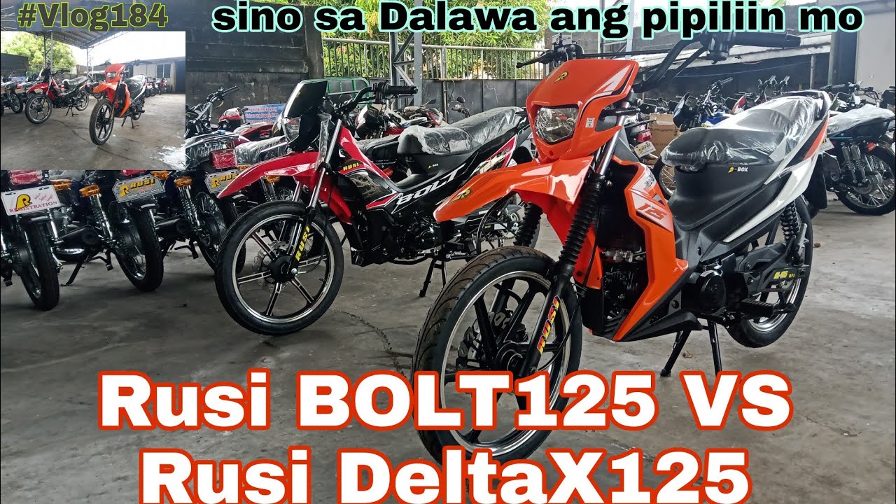 Dalawang Pinakamura at Magkaibang Dual Sport ni Rusi ang BOLT 125 vs DeltaX 125 | AYAHAY Vlog