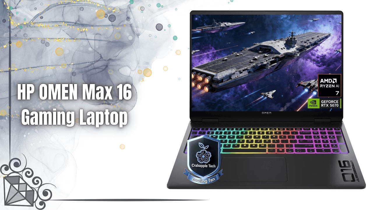 HP OMEN Max 16 Review | Ryzen AI 7 350 + RTX 5070 Power with 240Hz Display!