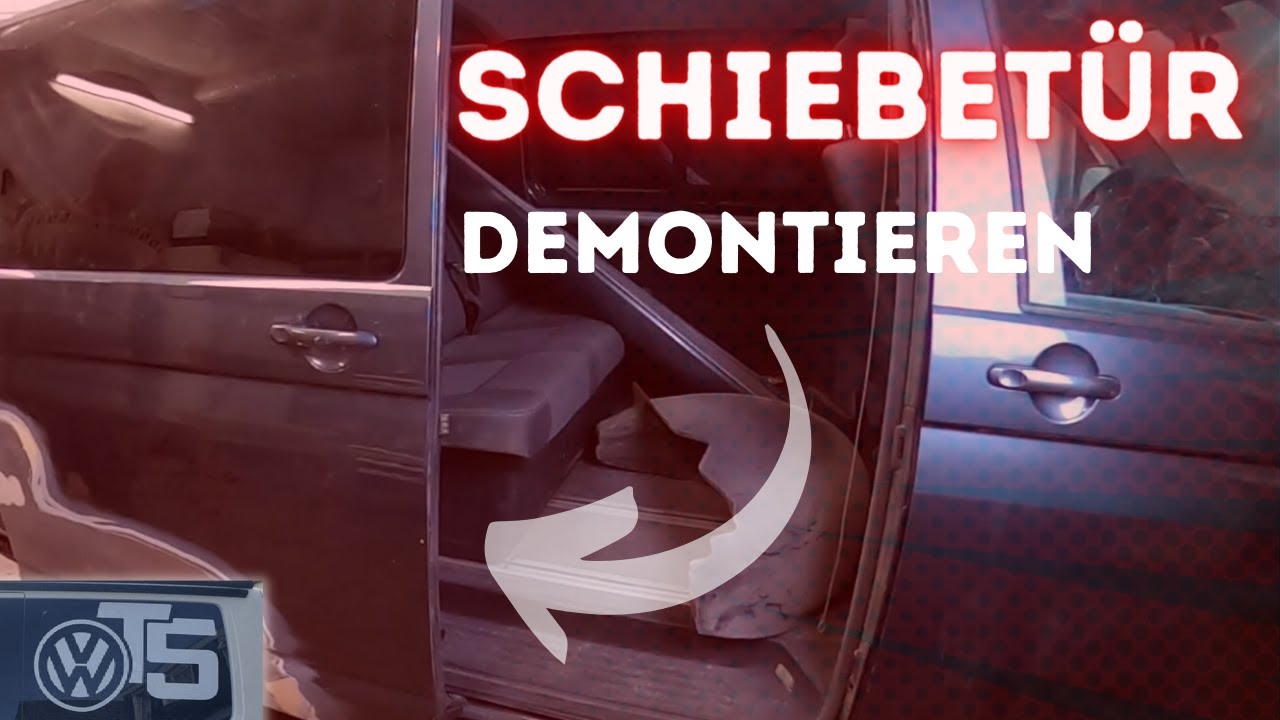 VW T5 Schiebetür ausbauen