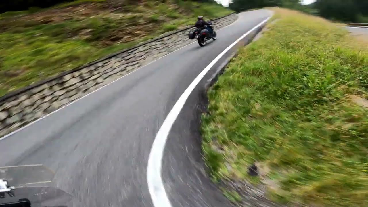 NC 750X chasing Versys 650 in mountains // RAW footage