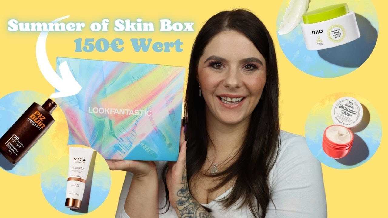 SUMMER OF SKIN BOX 💛 Lookfantastic Limited Edition Wert 150€